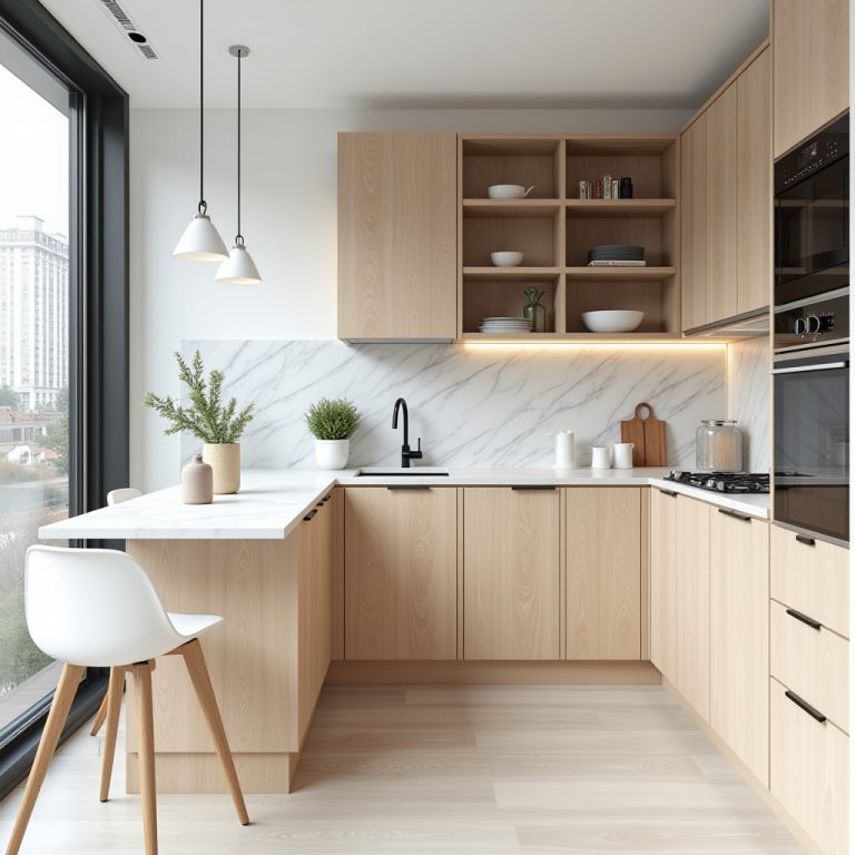 aesthetic apartment kitchen 1