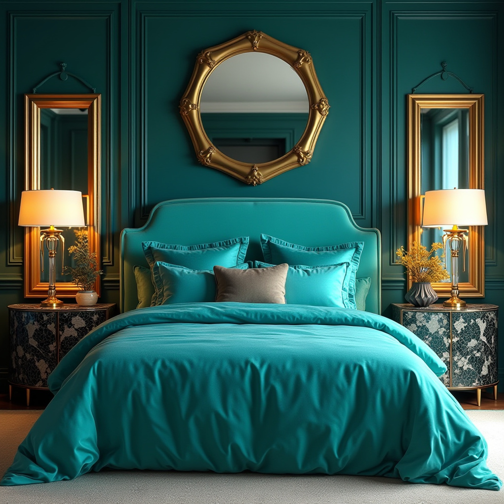 bedroom turquoise 10