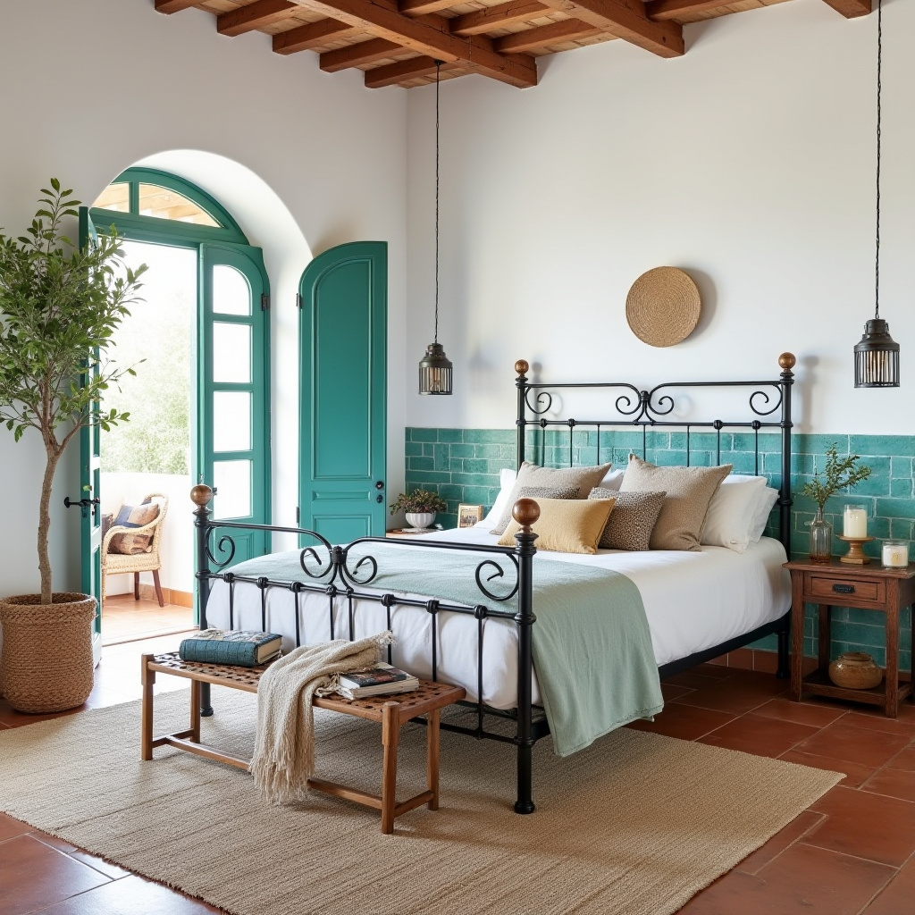 bedroom turquoise 13