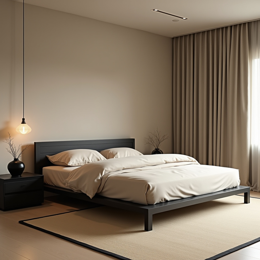 beige and black bedroom ideas 15