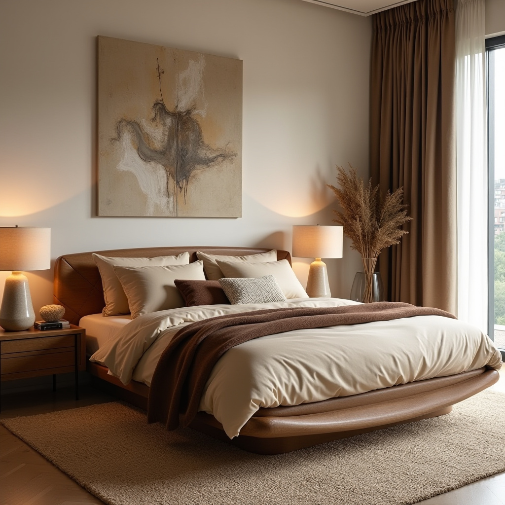 beige and brown bedroom ideas 17