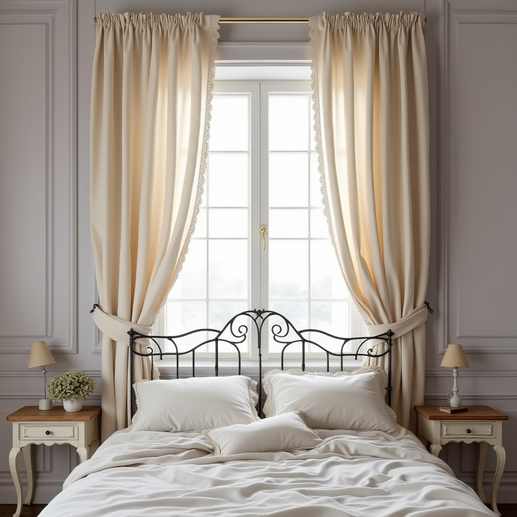 beige curtains bedroom 10