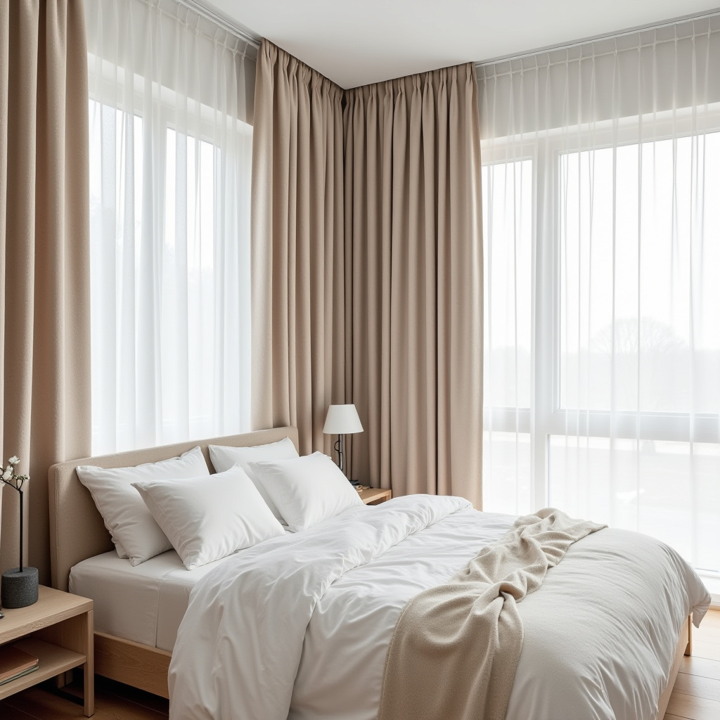 beige curtains bedroom 18