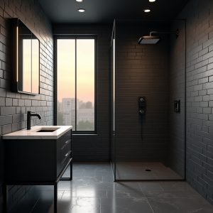 black bathroom ideas 1