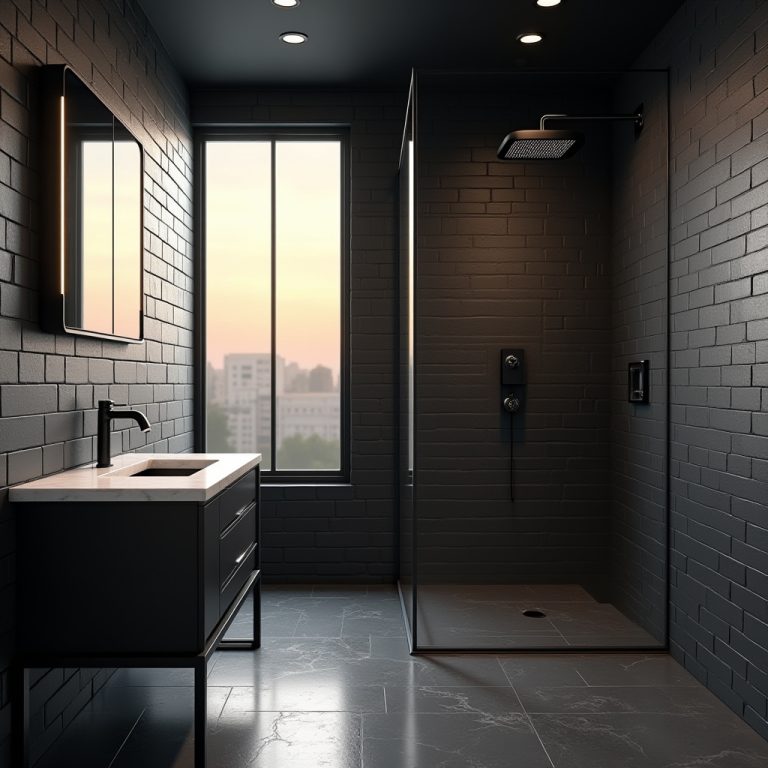 black bathroom ideas 1