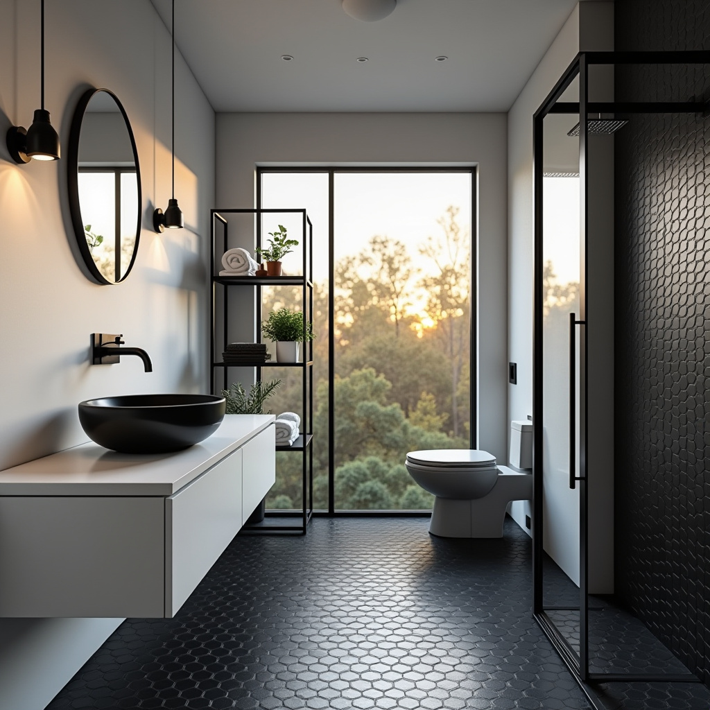black bathroom ideas 5