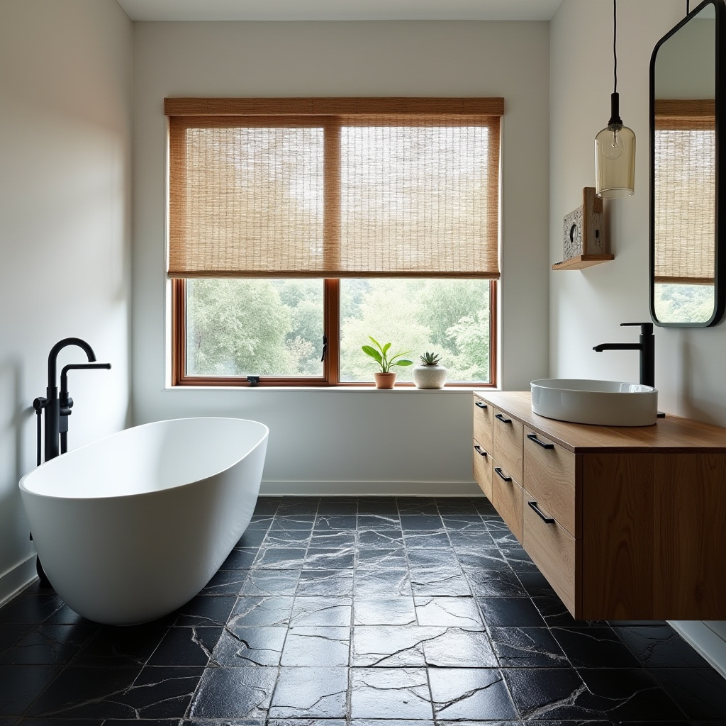 black bathroom ideas 9