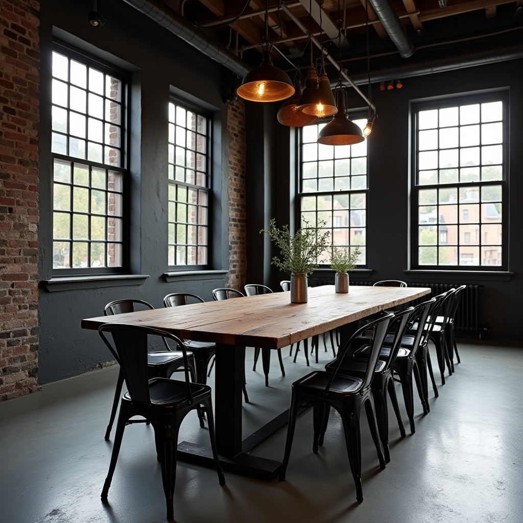 black dining room 10