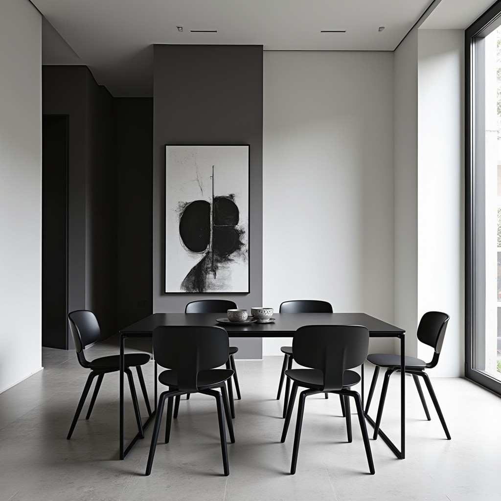 black dining room 14