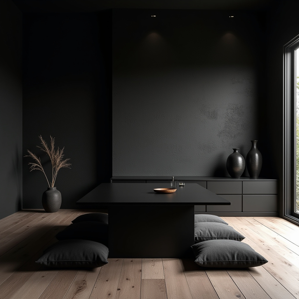 black dining room 17