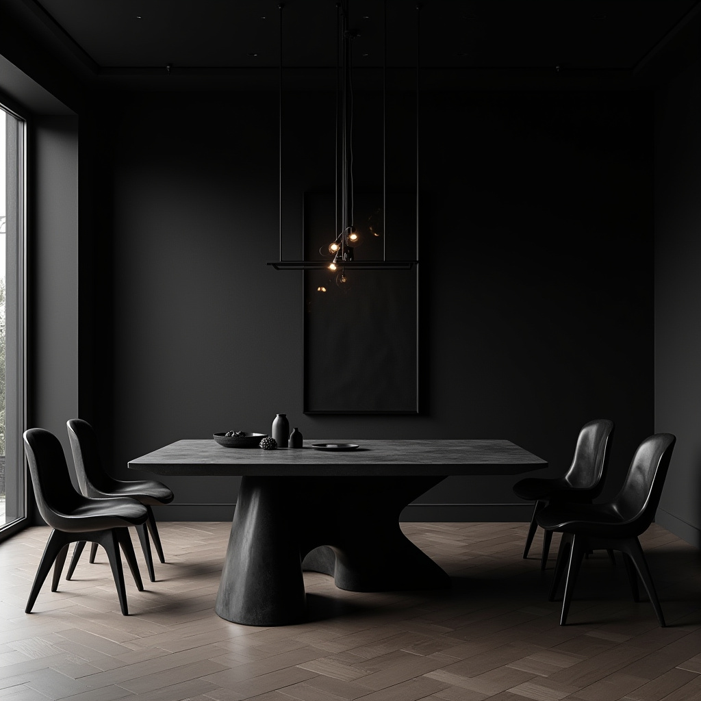 black dining room 20