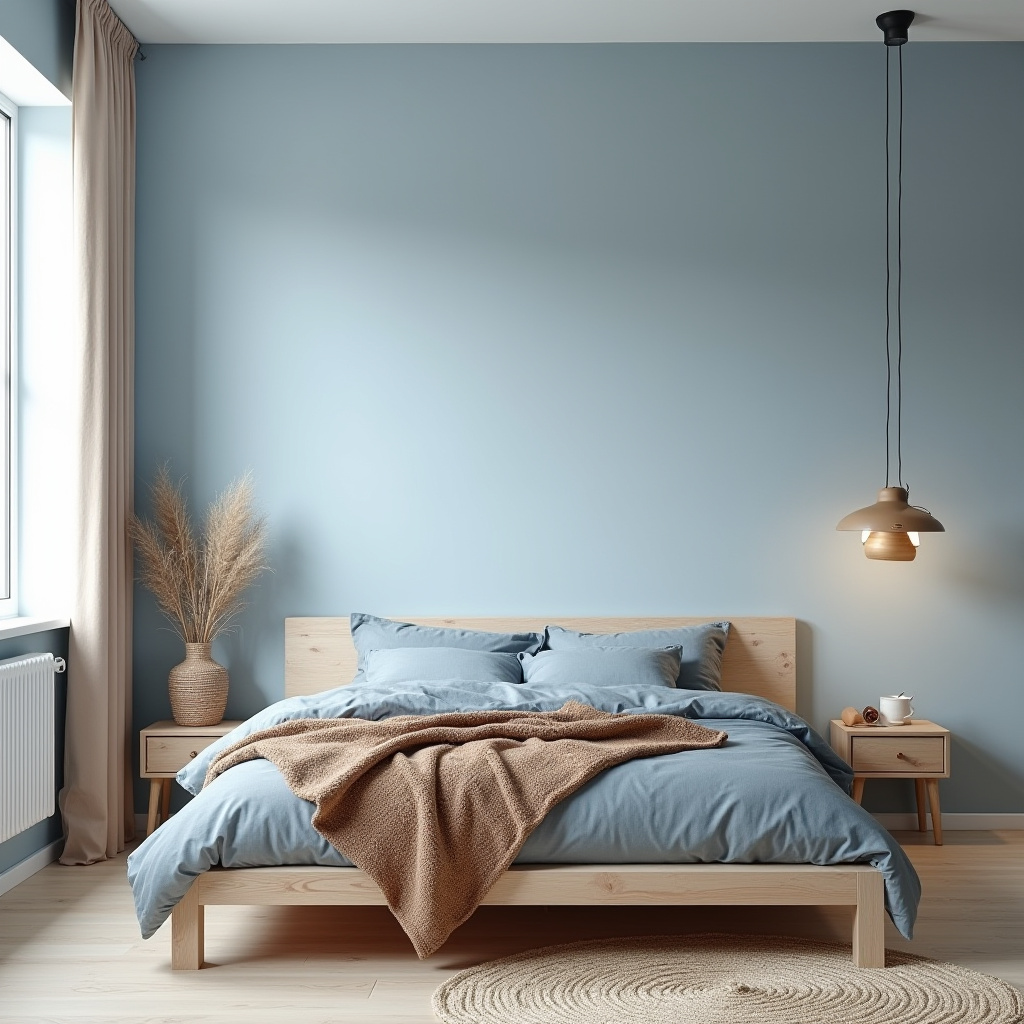 blue and brown bedroom 9