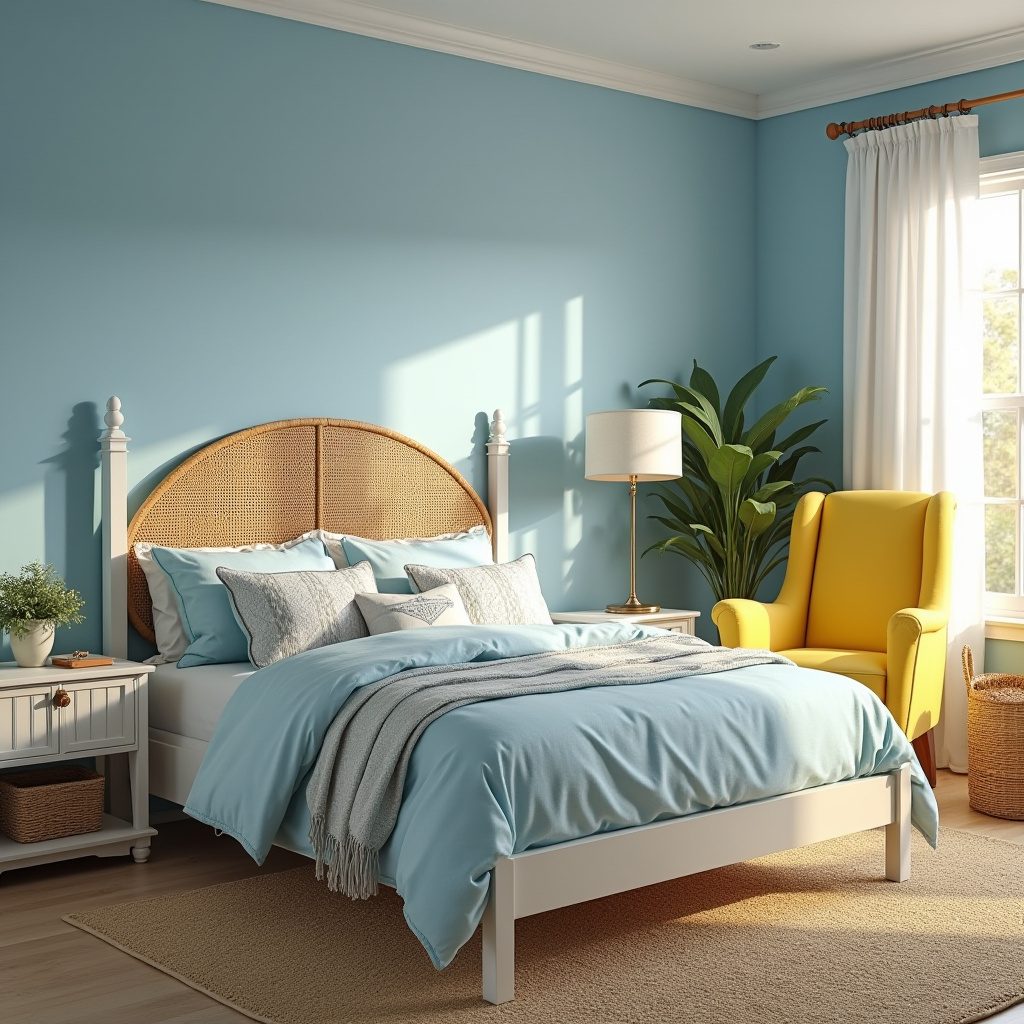 blue and yellow bedroom 3