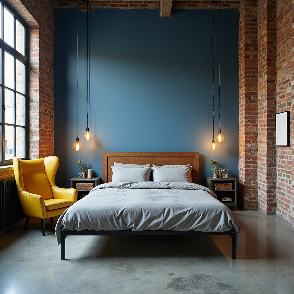 blue and yellow bedroom 6