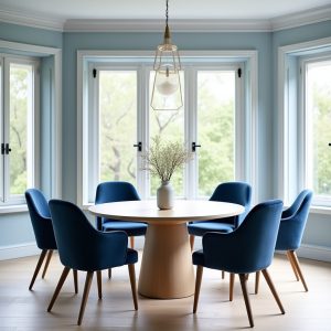 blue dining room 1