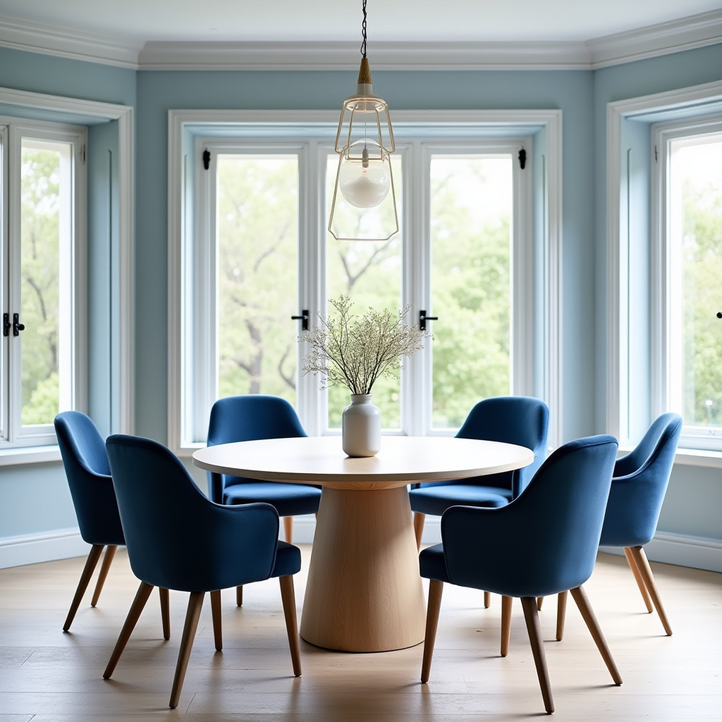 blue dining room 1