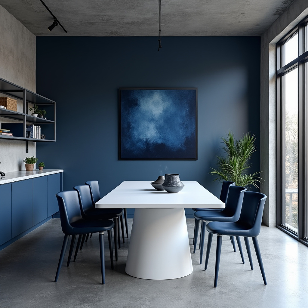 blue dining room 16