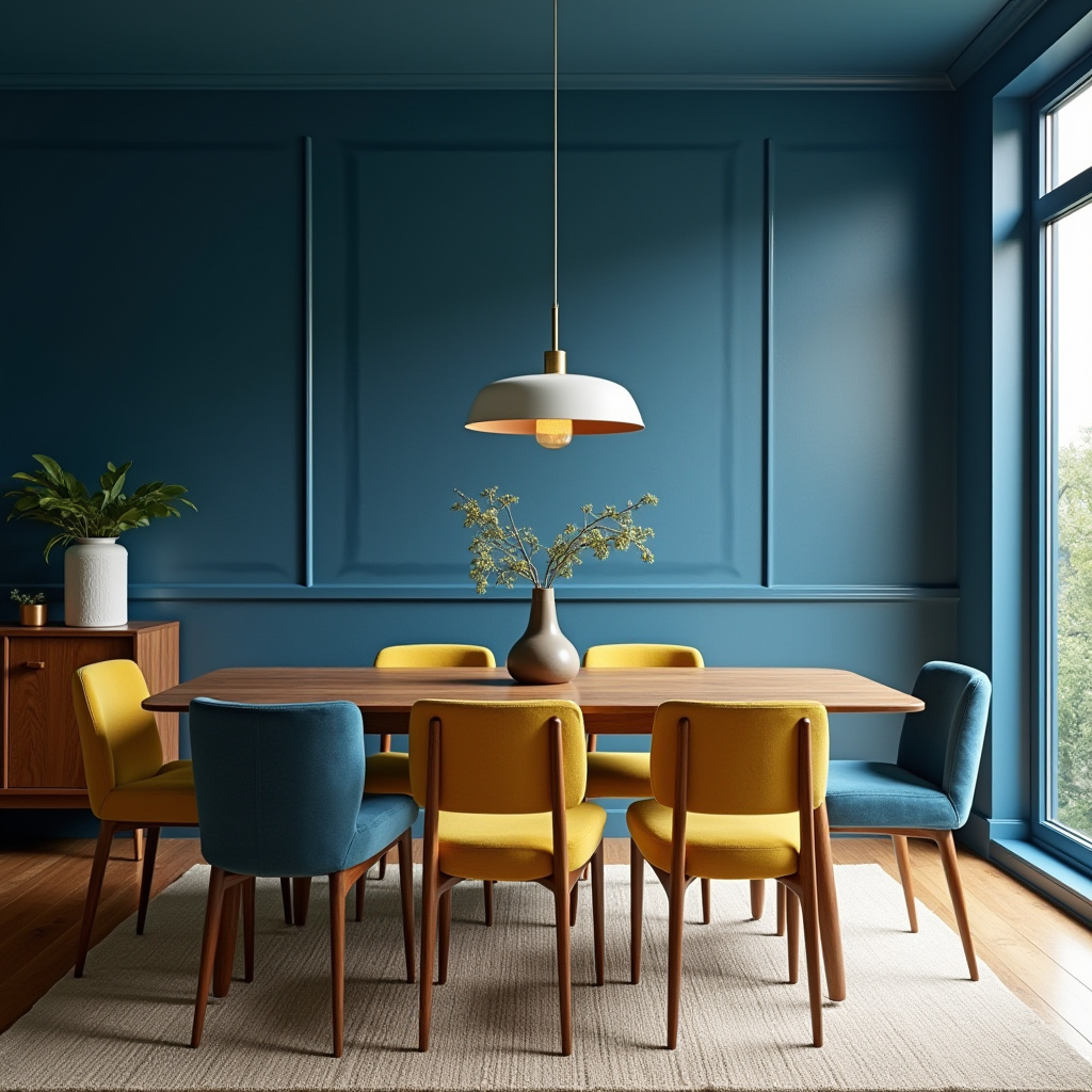 blue dining room 5