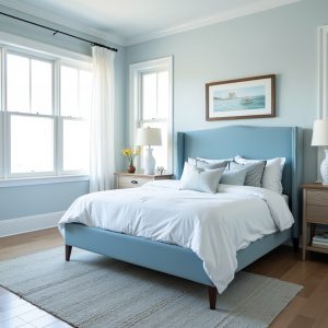 blue guest bedroom 1