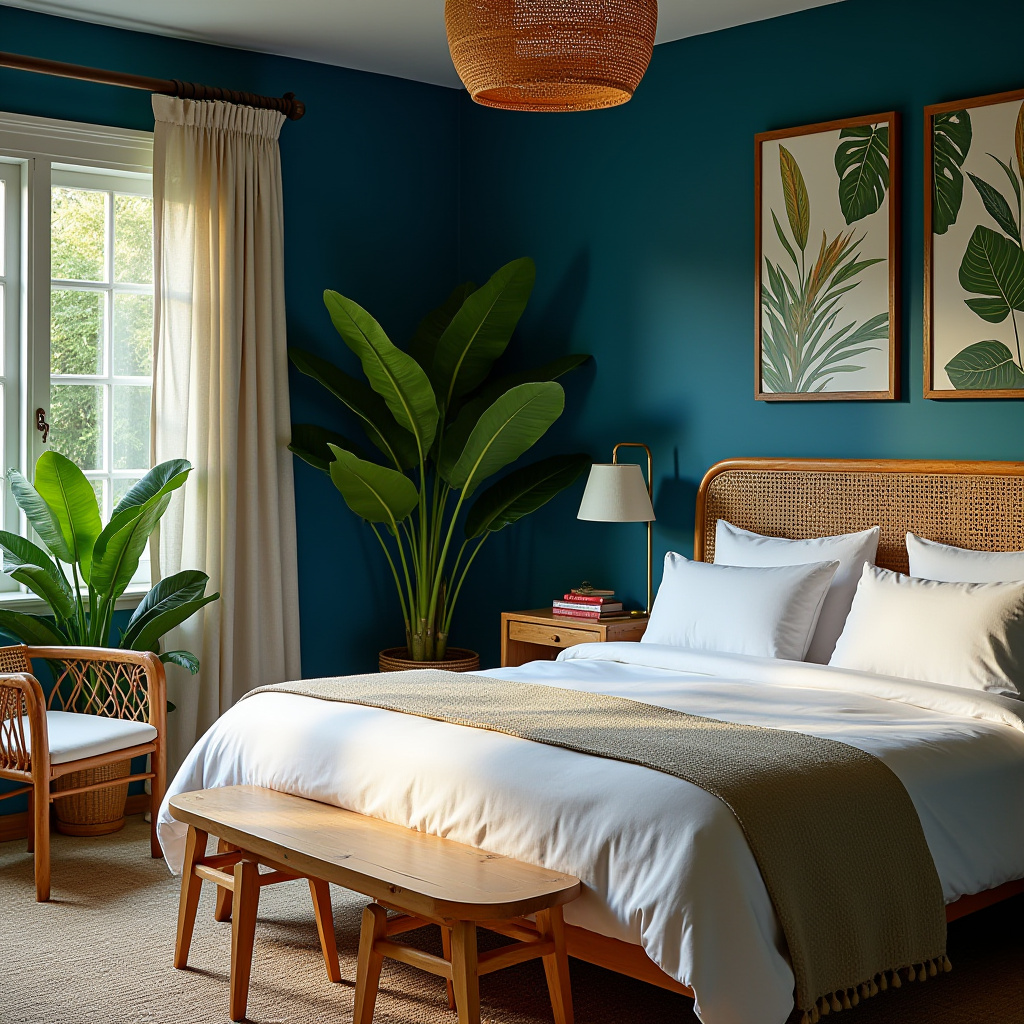 blue guest bedroom 15