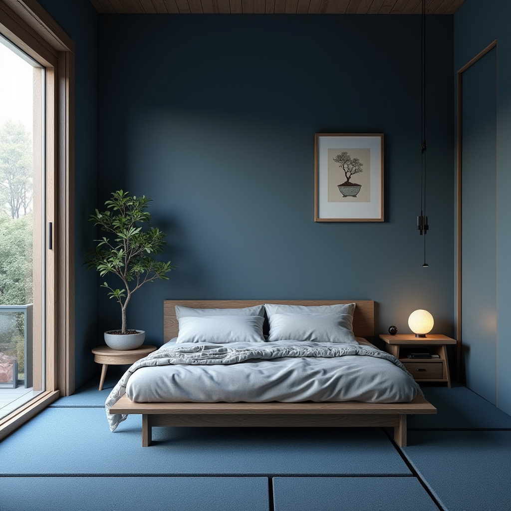 blue guest bedroom 17