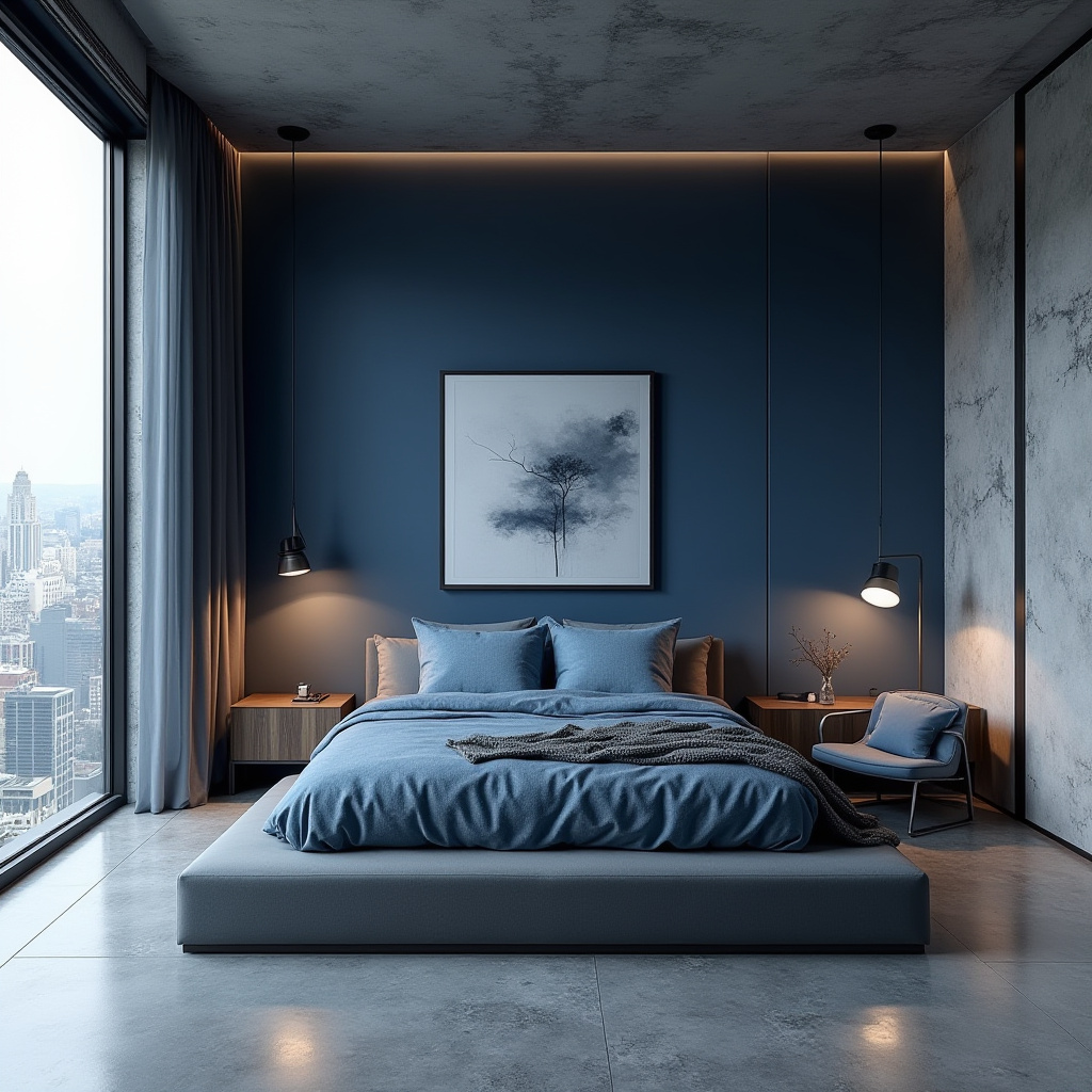 blue guest bedroom 18
