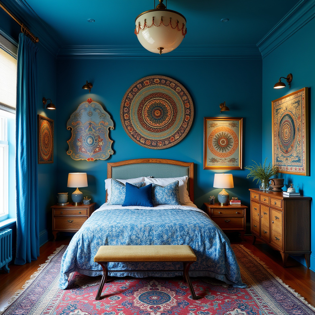 blue guest bedroom 19