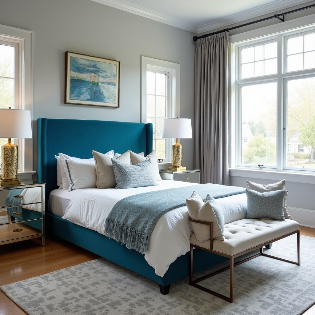 blue guest bedroom 3