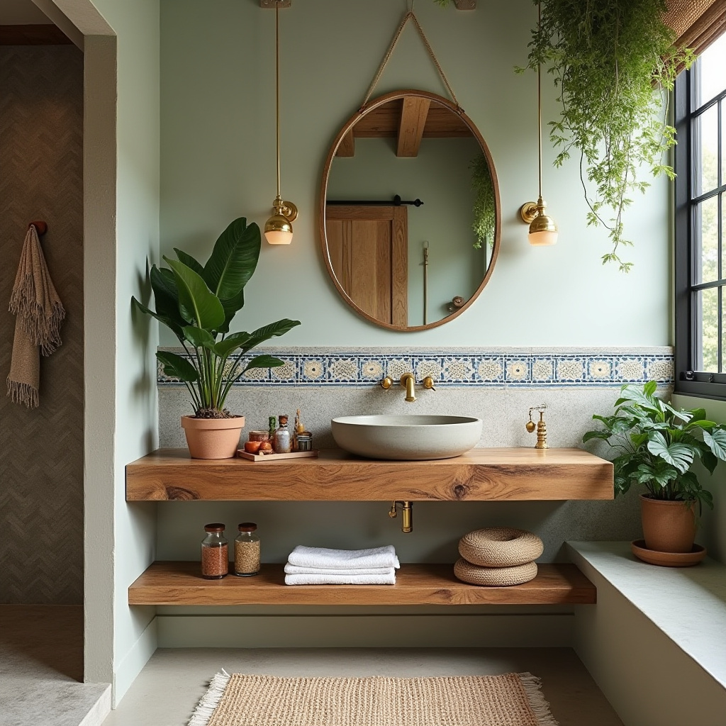boho bathroom ideas 19