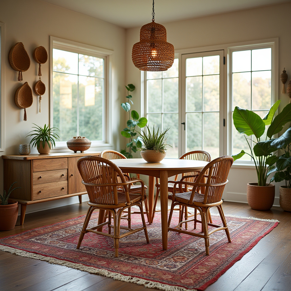 boho chic dining room 6