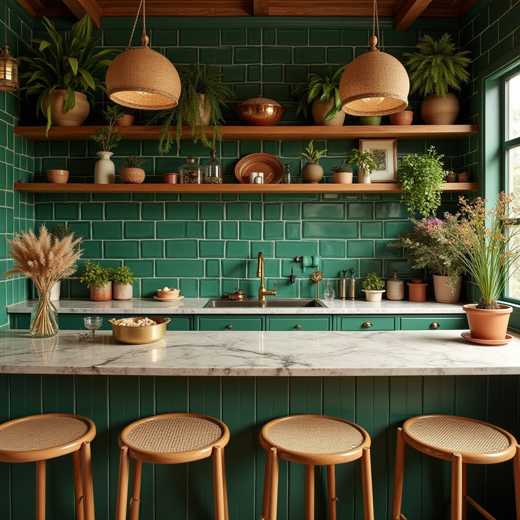 boho chic kitchen 17