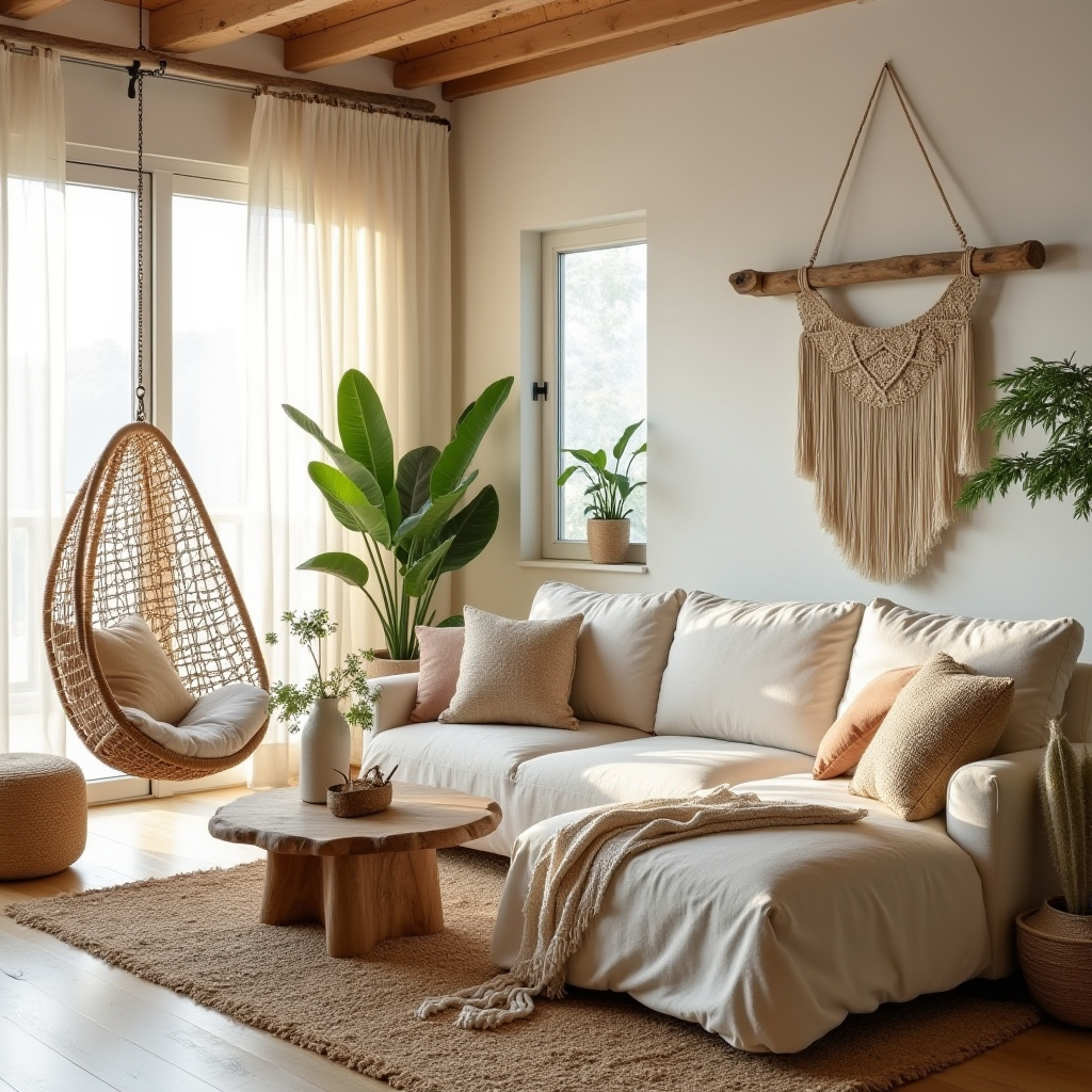 boho coastal living rooms 1