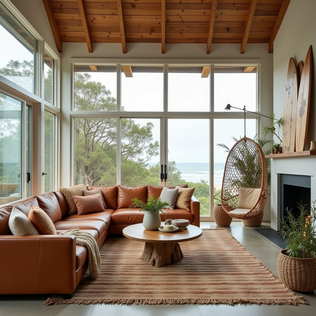 boho coastal living rooms 10