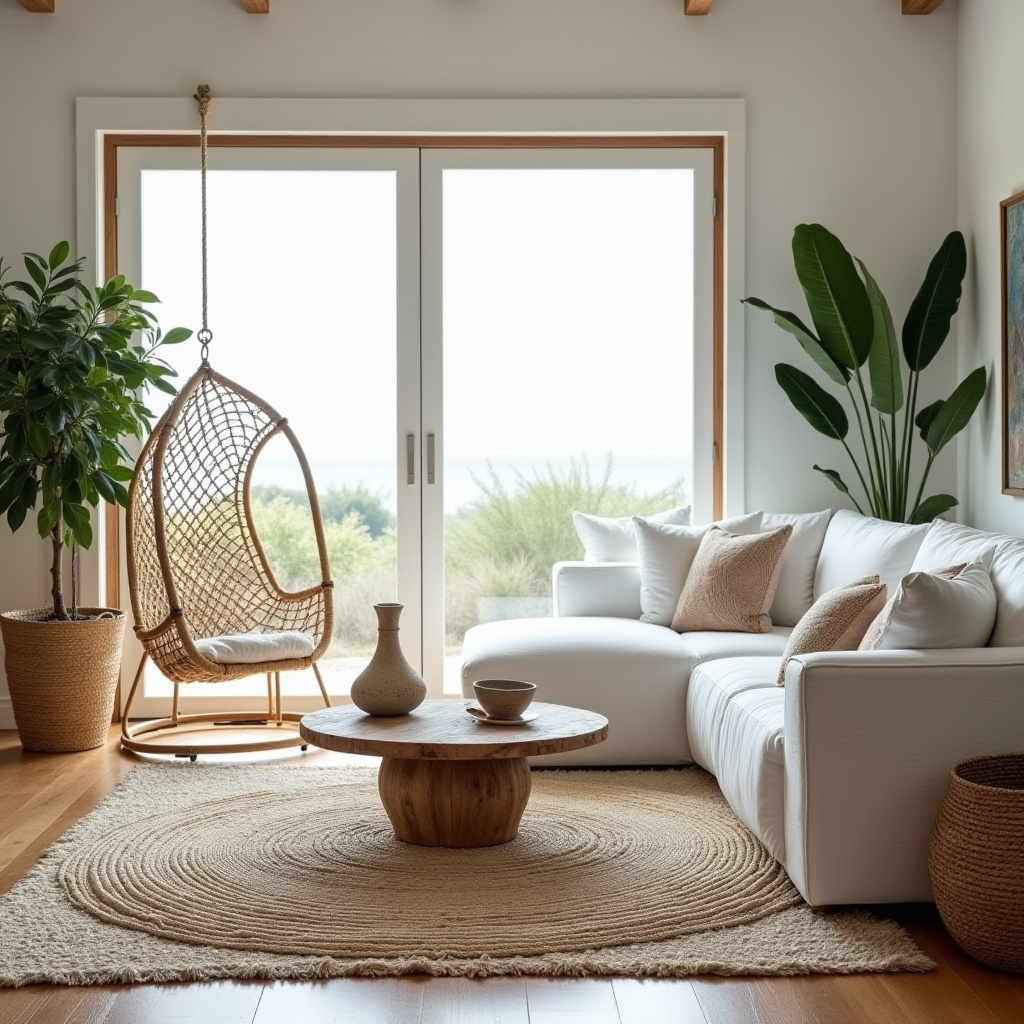 boho coastal living rooms 14