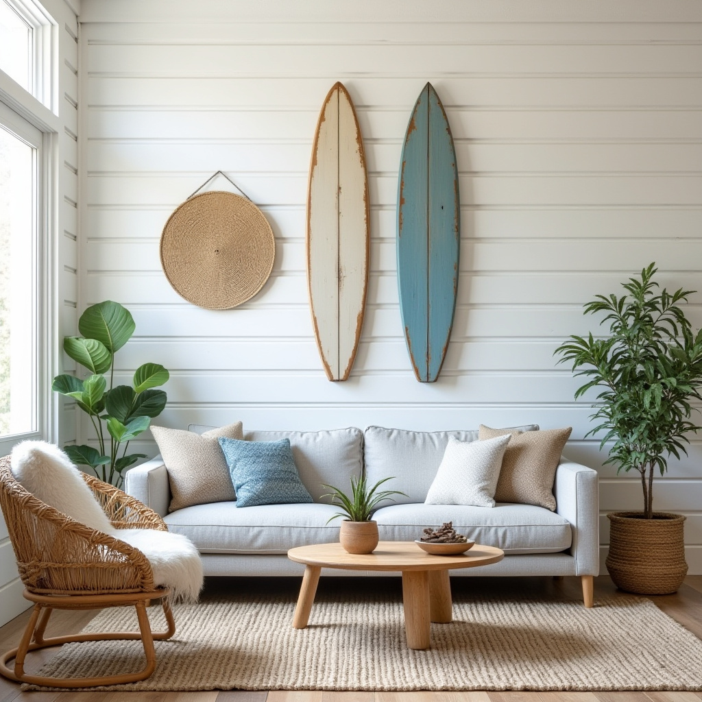 boho coastal living rooms 17