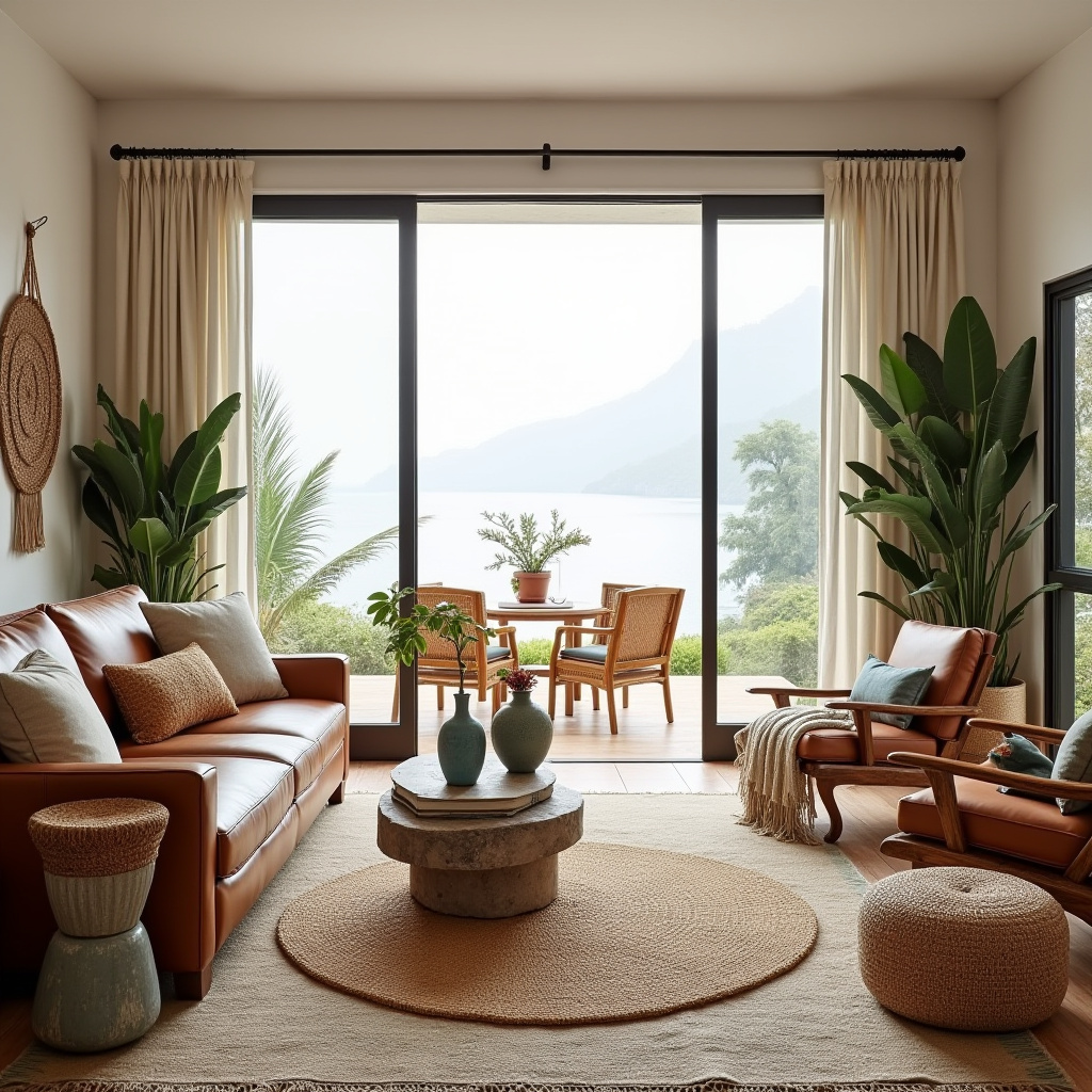 boho coastal living rooms 20