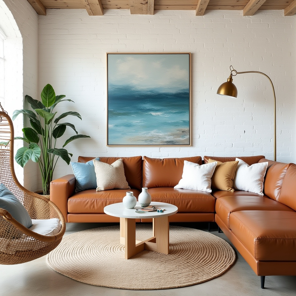 boho coastal living rooms 5