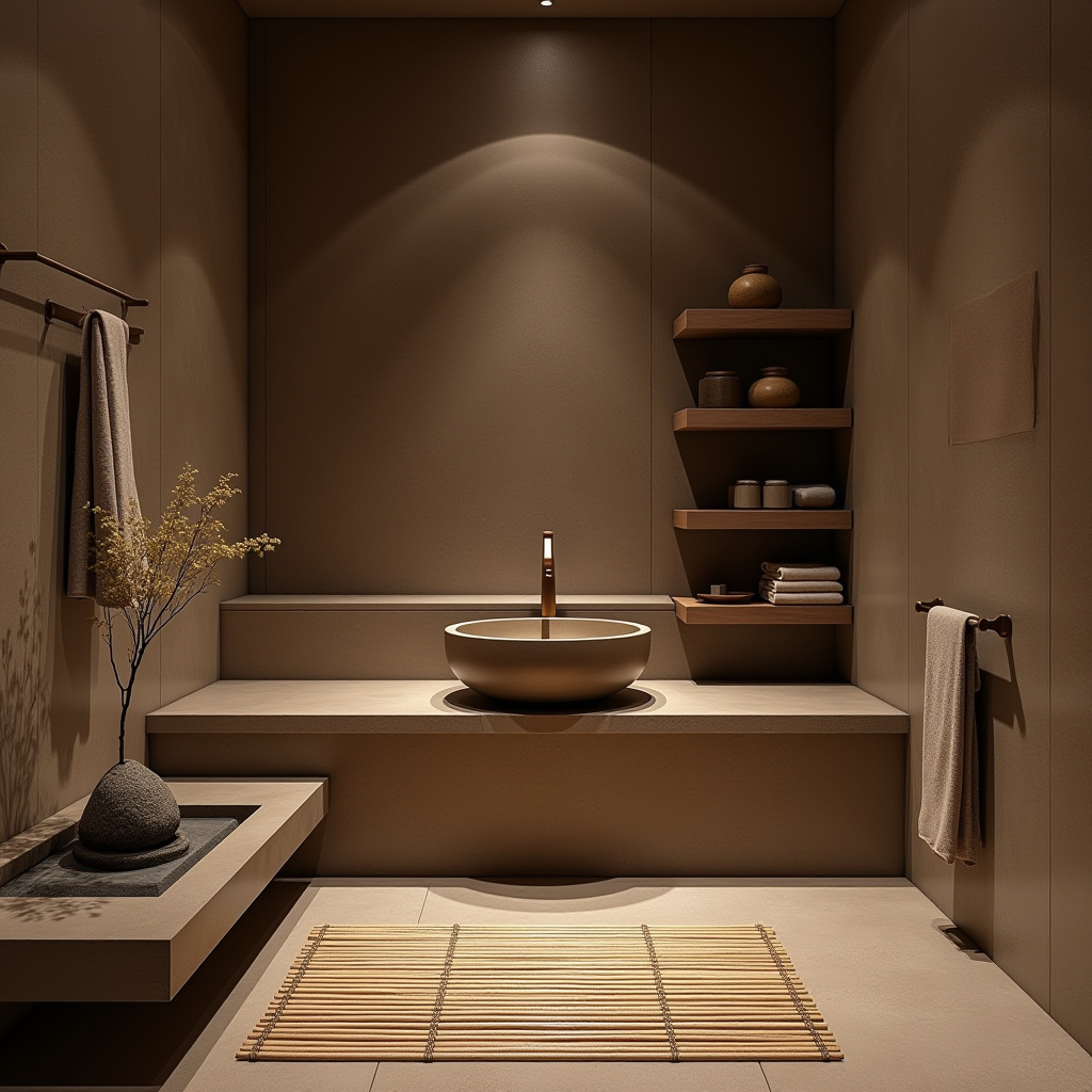 brown bathroom ideas 11