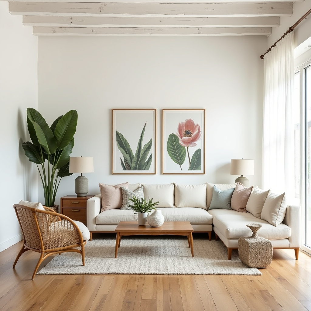 coastal chic living room 20