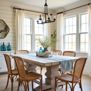 coastal farmhouse dining room 1