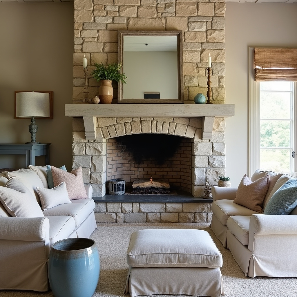 coastal fireplace ideas 11