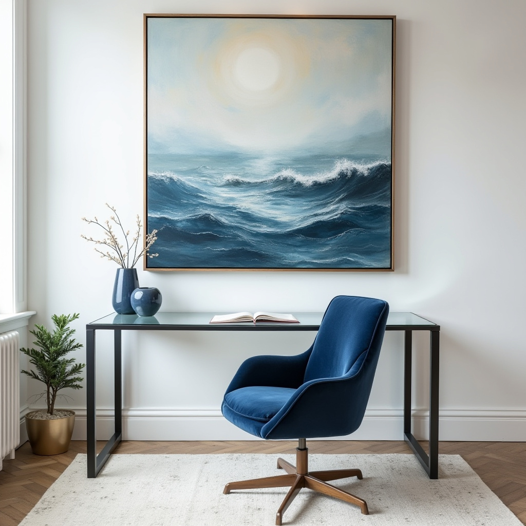 coastal office ideas 17