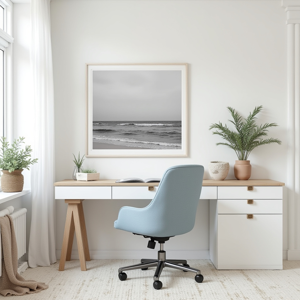 coastal office ideas 7