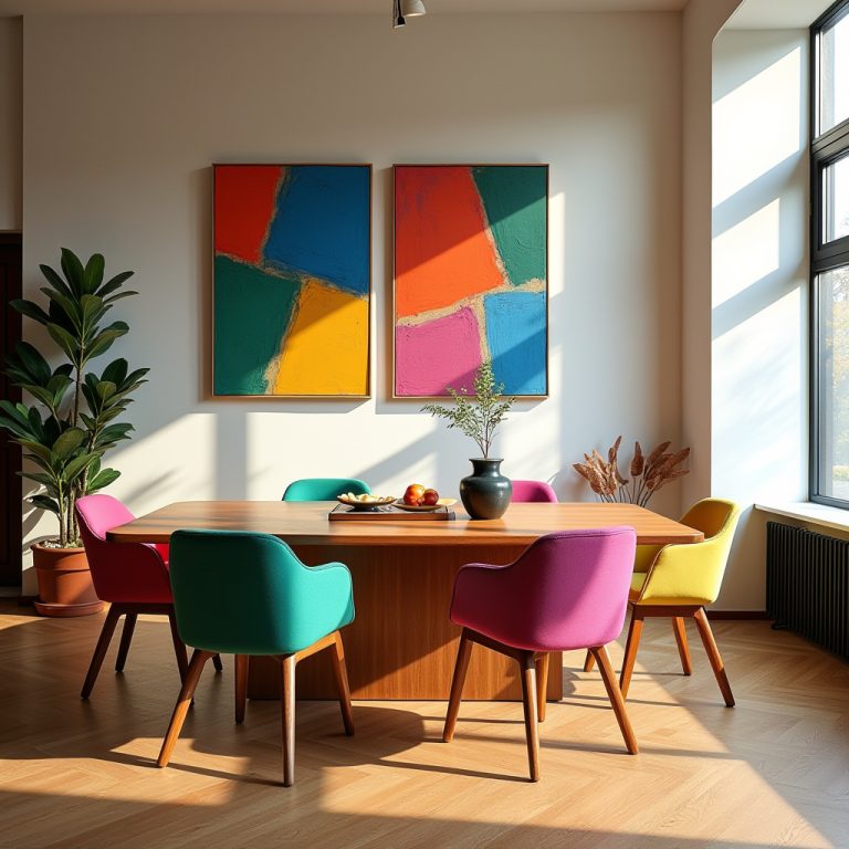 colorful dining room 1