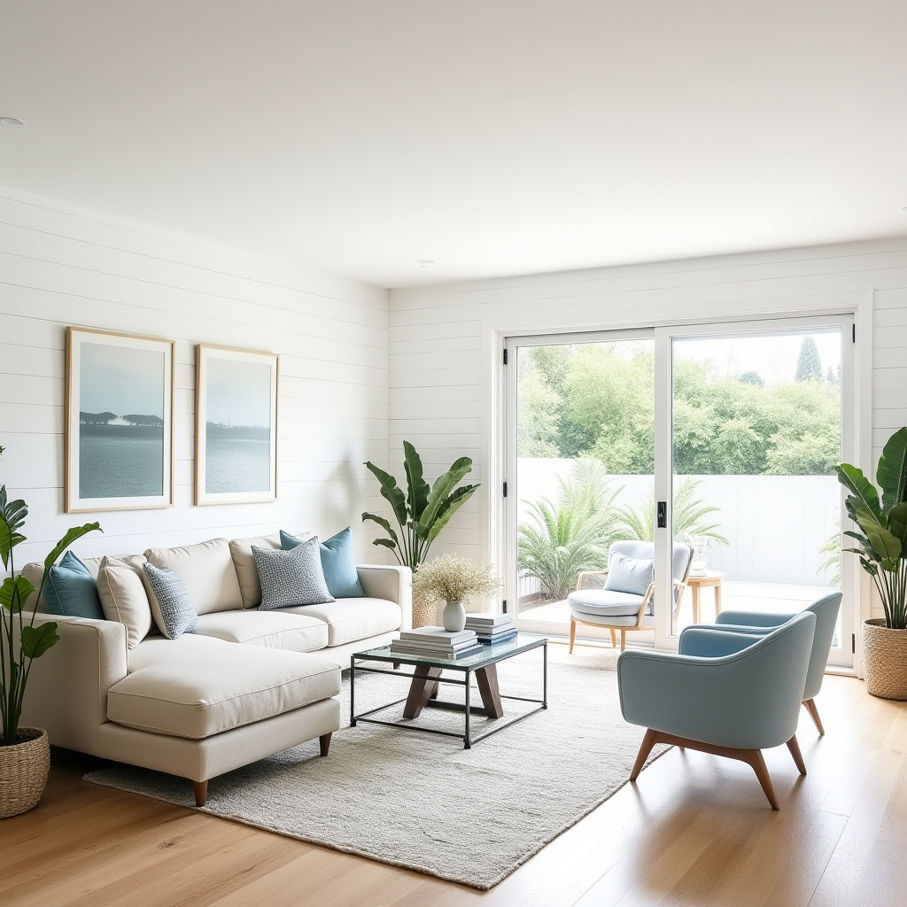 contemporary coastal living room 13