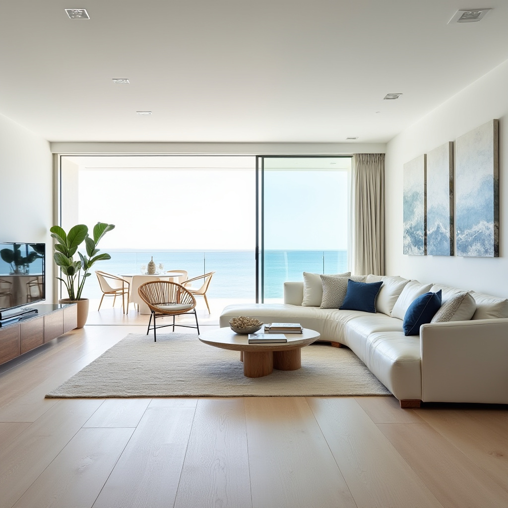 contemporary coastal living room 2