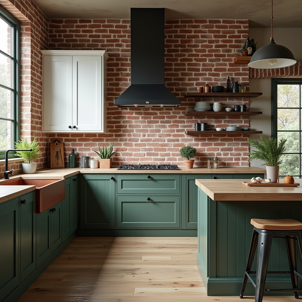 dark green kitchen 5