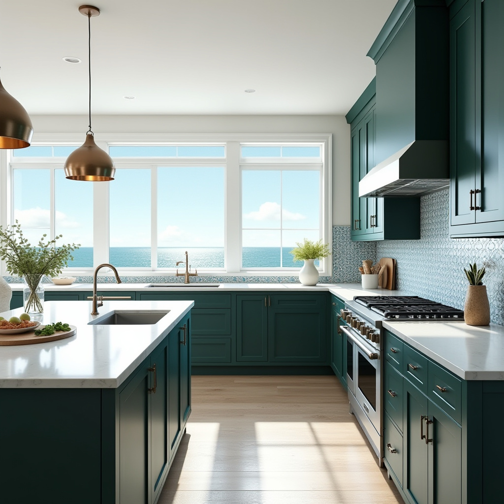 dark green kitchen cabinets 18