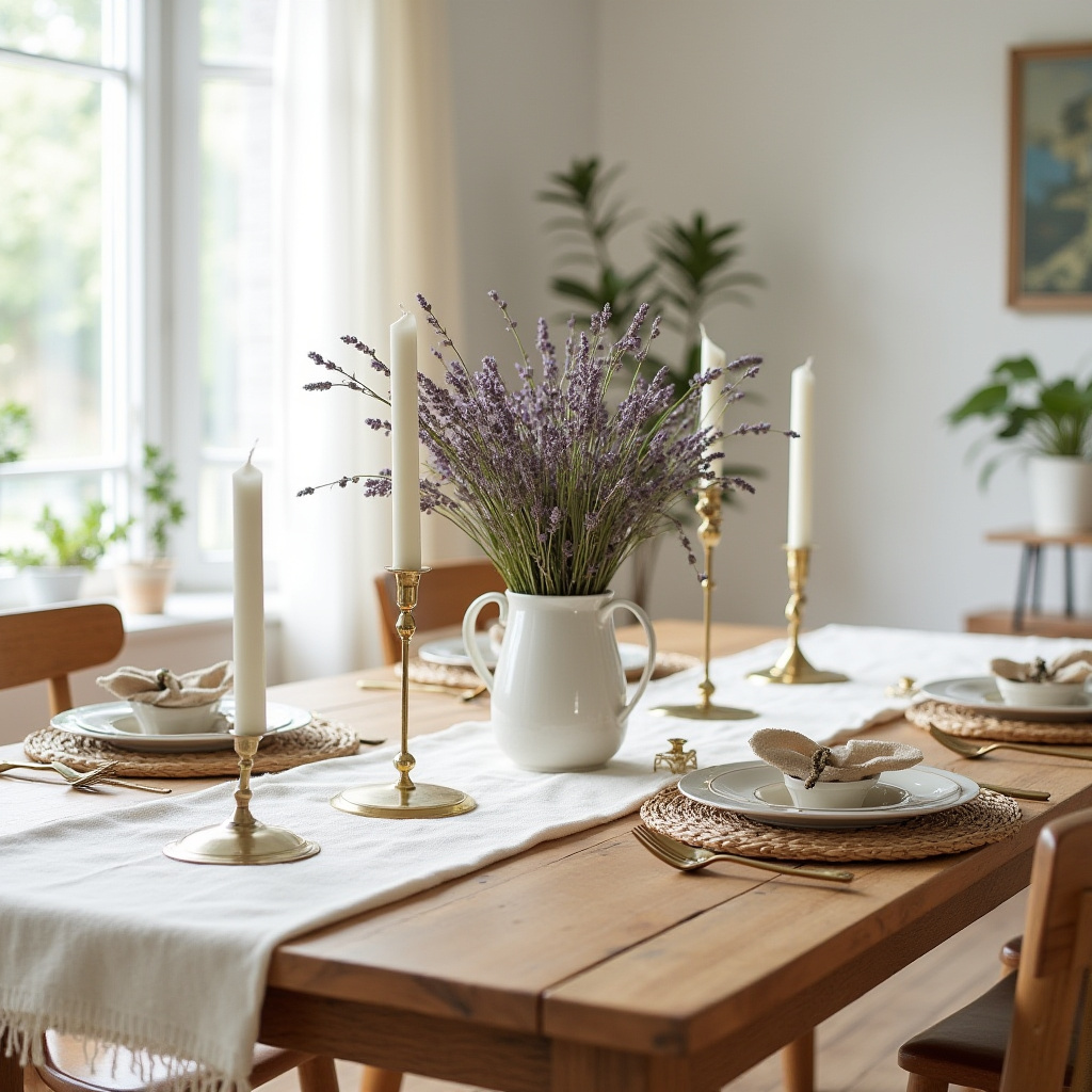 dining room table decor 1