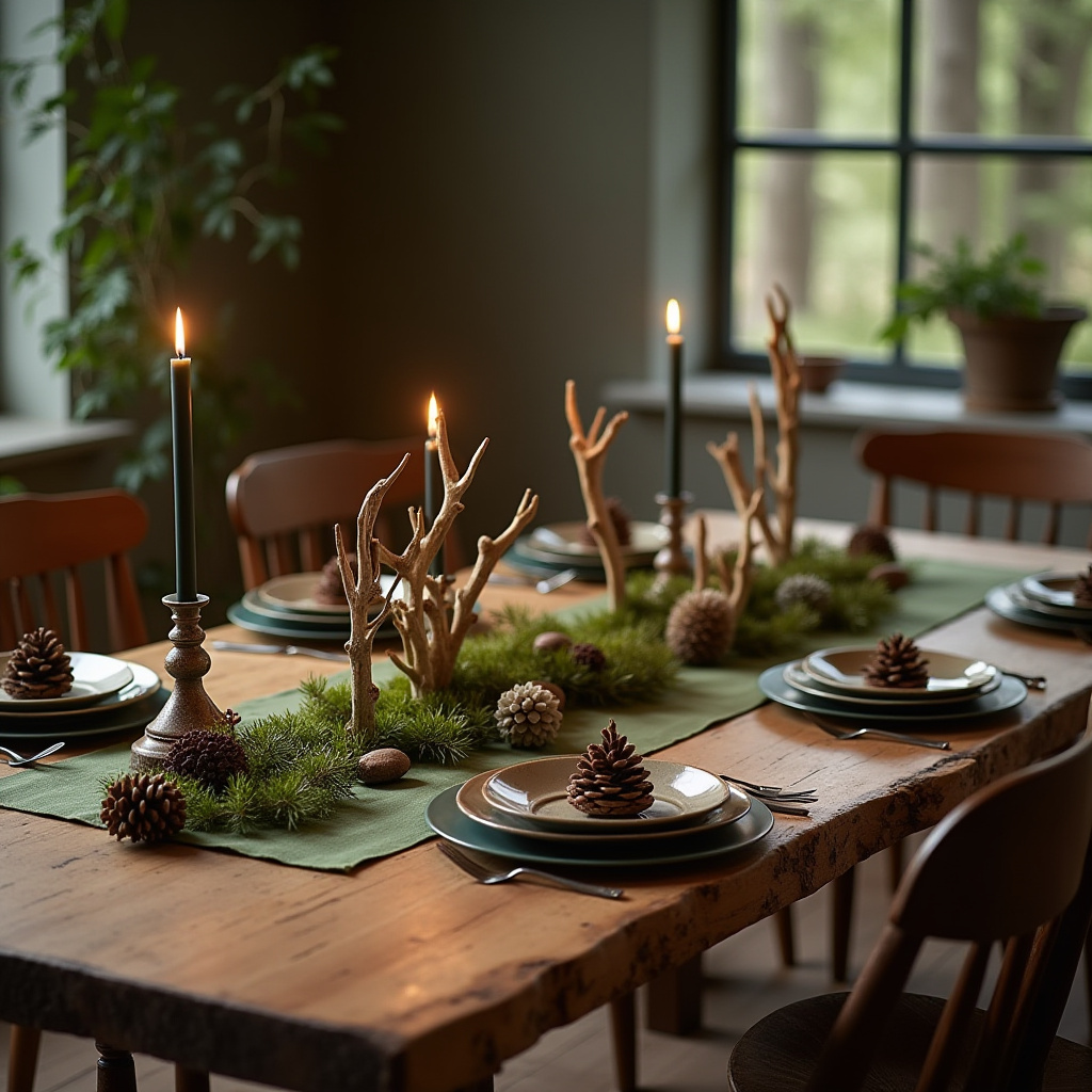 dining room table decor 19